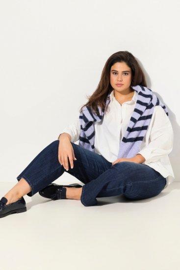 Ulla Popken Bootcut Stretch Fit Jeans Blue - Ulla Popken - Abbigliamento Taglie Forti Ulla Popken