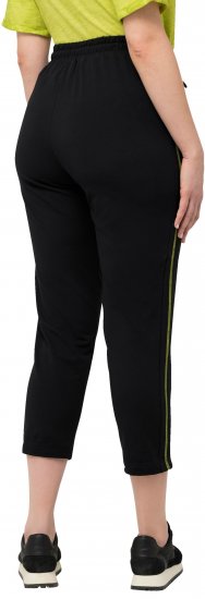 Ulla Popken Decorative Seam Sweatpants Black - Jeans & Pantaloni Donna Taglie Comode – Plus Size - Jeans e Pantaloni Donna, EU 42-70