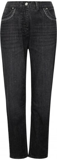 Ulla Popken Rivet Detail Mom Jeans Denim Blue - Jeans & Pantaloni Donna Taglie Comode – Plus Size - Jeans e Pantaloni Donna, EU 42-70