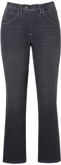 Ulla Popken Wide Leg Mandy Jeans Black - Jeans & Pantaloni Donna Taglie Comode – Plus Size - 
