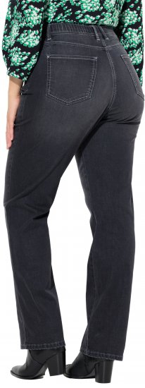 Ulla Popken Wide Leg Mandy Jeans Black - Jeans & Pantaloni Donna Taglie Comode – Plus Size - 