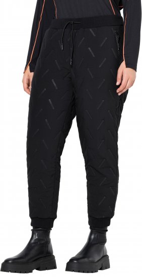 Ulla Popken Triple Function Pants Black - Jeans & Pantaloni Donna Taglie Comode – Plus Size - Jeans e Pantaloni Donna, EU 42-70