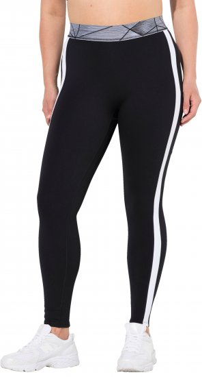 Ulla Popken High Waisted Leggings Black - Jeans & Pantaloni Donna Taglie Comode – Plus Size - 