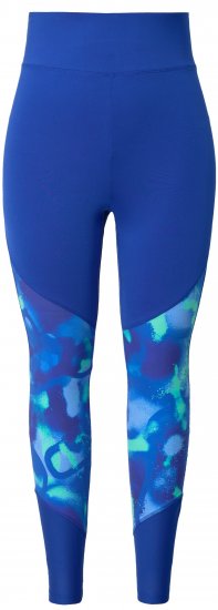 Ulla Popken Quick Dry Abstract Print Leggings Blue - Jeans & Pantaloni Donna Taglie Comode – Plus Size - Jeans e Pantaloni Donna, EU 42-70