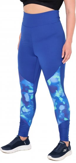Ulla Popken Quick Dry Abstract Print Leggings Blue - Jeans & Pantaloni Donna Taglie Comode – Plus Size - Jeans e Pantaloni Donna, EU 42-70