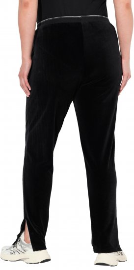 Ulla Popken Velvet Leggings Black - Jeans & Pantaloni Donna Taglie Comode – Plus Size - 