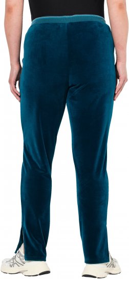 Ulla Popken Velvet Leggings Blue - Jeans & Pantaloni Donna Taglie Comode – Plus Size - 