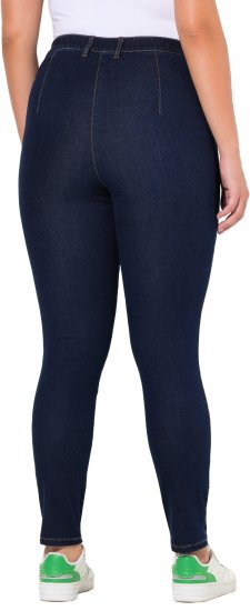 Ulla Popken High Waisted Stretch Fit Jeans Denim Blue - Jeans & Pantaloni Donna Taglie Comode – Plus Size - 