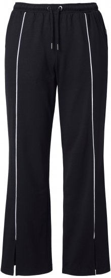 Ulla Popken Tracksuit Pants Black - Jeans & Pantaloni Donna Taglie Comode – Plus Size - 