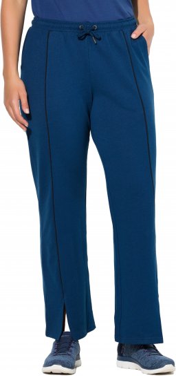 Ulla Popken Tracksuit Pants Blue - Jeans & Pantaloni Donna Taglie Comode – Plus Size - Jeans e Pantaloni Donna, EU 42-70