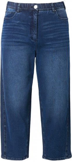 Ulla Popken Tapered Leg Mom Jeans Denim Blue - Jeans & Pantaloni Donna Taglie Comode – Plus Size - 