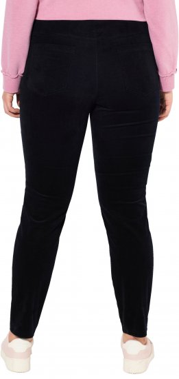 Ulla Popken Corduroy Leggings Navy - Jeans & Pantaloni Donna Taglie Comode – Plus Size - Jeans e Pantaloni Donna, EU 42-70
