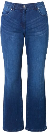 Ulla Popken Mandy Straight Leg Comfort Waist Jeans Blue Denim - Jeans & Pantaloni Donna Taglie Comode – Plus Size - 