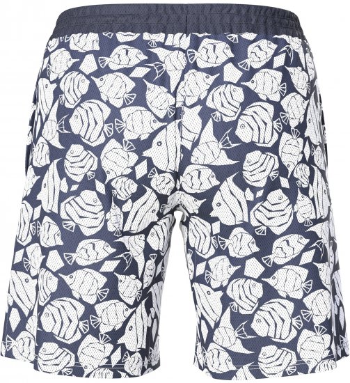 Ulla Popken Angelfish Mesh Shorts Blue - Jeans & Pantaloni Donna Taglie Comode – Plus Size - 