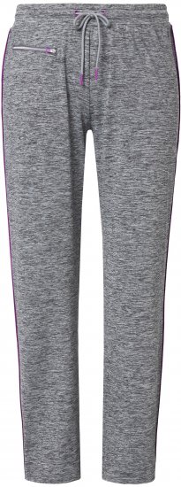 Ulla Popken Quick Drying Jogging Pants Grey - Jeans & Pantaloni Donna Taglie Comode – Plus Size - 