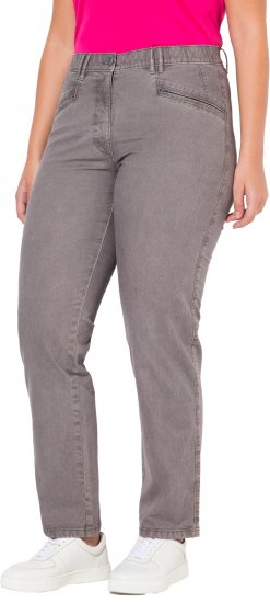 Ulla Popken Tapered Leg Mony Pants Black - Jeans & Pantaloni Donna Taglie Comode – Plus Size - 