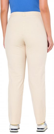 Ulla Popken Tapered Leg Mony Pants Dark Putty - Jeans & Pantaloni Donna Taglie Comode – Plus Size - Jeans e Pantaloni Donna, EU 42-70