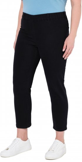 Ulla Popken Cropped Jeggings Black - Jeans & Pantaloni Donna Taglie Comode – Plus Size - 