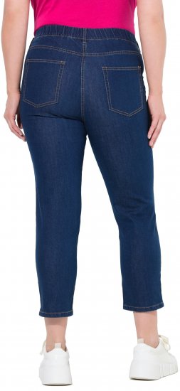 Ulla Popken Cropped Jeggings Blue Denim - Jeans & Pantaloni Donna Taglie Comode – Plus Size - 