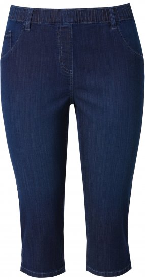 Ulla Popken Denim Elastic Waist Capres Blue - Jeans & Pantaloni Donna Taglie Comode – Plus Size - Jeans e Pantaloni Donna, EU 42-70