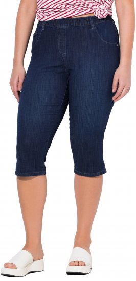 Ulla Popken Denim Elastic Waist Capres Blue - Jeans & Pantaloni Donna Taglie Comode – Plus Size - Jeans e Pantaloni Donna, EU 42-70