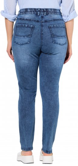 Ulla Popken Vintage Wash Stretch Fit Jeans Blue Denim - Jeans & Pantaloni Donna Taglie Comode – Plus Size - Jeans e Pantaloni Donna, EU 42-70
