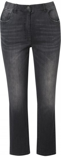 Ulla Popken Vintage Wash Stretch Fit Jeans Black - Jeans & Pantaloni Donna Taglie Comode – Plus Size - Jeans e Pantaloni Donna, EU 42-70