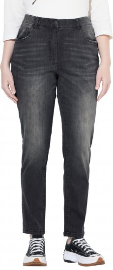 Ulla Popken Vintage Wash Stretch Fit Jeans Black - Jeans & Pantaloni Donna Taglie Comode – Plus Size - Jeans e Pantaloni Donna, EU 42-70