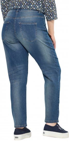 Ulla Popken Decorative Seam Stretch Fit Boyfriend Jeans Blue - Jeans & Pantaloni Donna Taglie Comode – Plus Size - Jeans e Pantaloni Donna, EU 42-70