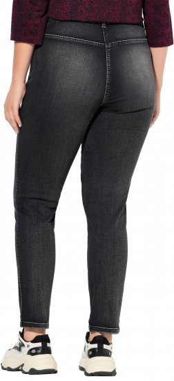 Ulla Popken Vintage Wash Jeggings Black - Jeans & Pantaloni Donna Taglie Comode – Plus Size - Jeans e Pantaloni Donna, EU 42-70
