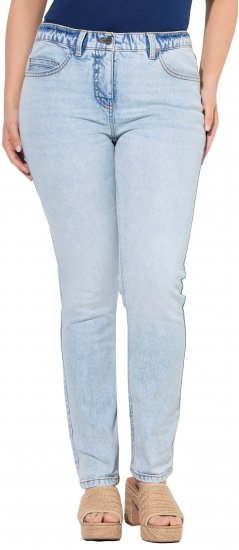 Ulla Popken Slim Leg Stretch Fit Jeans Light Blue Denim - Jeans & Pantaloni Donna Taglie Comode – Plus Size - Jeans e Pantaloni Donna, EU 42-70