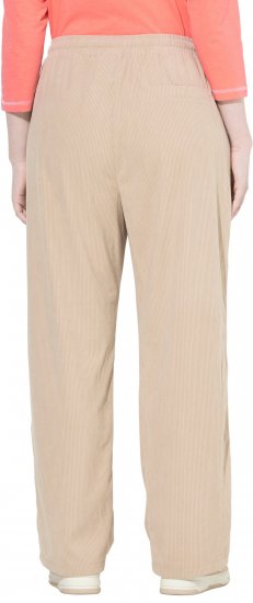 Ulla Popken Corduroy Elastic Waist Pants Brown - Jeans & Pantaloni Donna Taglie Comode – Plus Size - Jeans e Pantaloni Donna, EU 42-70