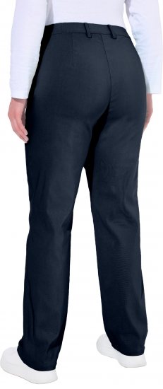 Ulla Popken Thermal Stretch Fit Mony Pants Navy - Jeans & Pantaloni Donna Taglie Comode – Plus Size - 