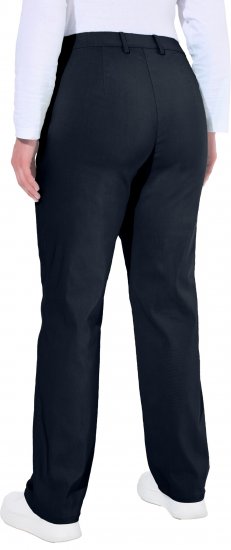 Ulla Popken Thermal Stretch Fit Mony Pants Navy Blue - Jeans & Pantaloni Donna Taglie Comode – Plus Size - 