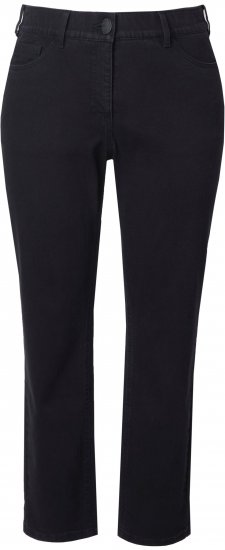 Ulla Popken Stretch Fit Boyfriend Jeans Black - Jeans & Pantaloni Donna Taglie Comode – Plus Size - 