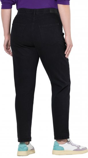 Ulla Popken Stretch Fit Boyfriend Jeans Black - Jeans & Pantaloni Donna Taglie Comode – Plus Size - 