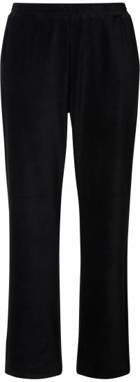 Ulla Popken Corduroy Elastic Waist Pants Black - Jeans & Pantaloni Donna Taglie Comode – Plus Size - Jeans e Pantaloni Donna, EU 42-70