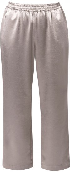 Ulla Popken Metallic Satin Elastic Waist Pants Orange - Jeans & Pantaloni Donna Taglie Comode – Plus Size - Jeans e Pantaloni Donna, EU 42-70