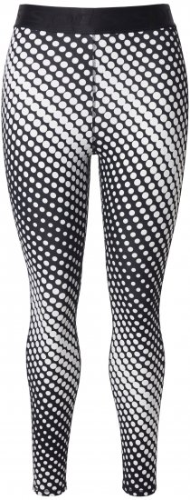 Ulla Popken Polka Dot Performance Leggings Black - Jeans & Pantaloni Donna Taglie Comode – Plus Size - Jeans e Pantaloni Donna, EU 42-70