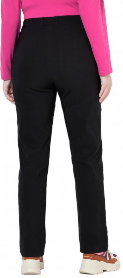 Ulla Popken Bengaline Elastic Waist Pants Black - Jeans & Pantaloni Donna Taglie Comode – Plus Size - Jeans e Pantaloni Donna, EU 42-70
