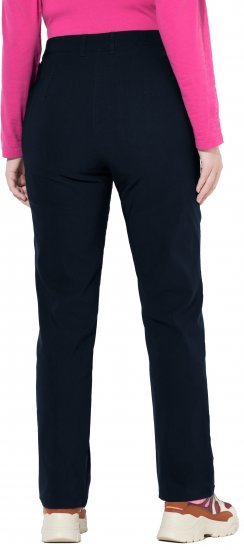Ulla Popken Bengaline Elastic Waist Pants Navy - Jeans & Pantaloni Donna Taglie Comode – Plus Size - Jeans e Pantaloni Donna, EU 42-70