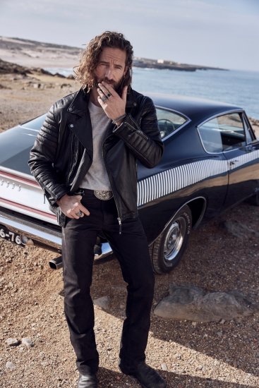 JP1880 Leather Pants Regular Fit Buffalo Nubuck Black - Jeans & pantaloni - Jeans & Pantaloni Uomo Taglie Forti