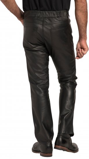JP1880 Leather Pants Regular Fit Finest Lamb Nappa Black - Jeans & pantaloni - Jeans & Pantaloni Uomo Taglie Forti