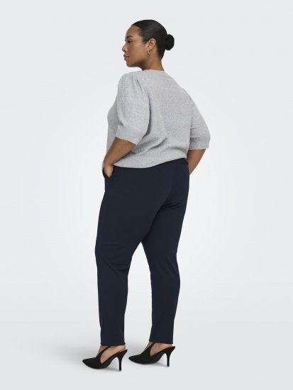 Only Carmakoma Goldtrash Classic Pants Navy - Pantaloni - 