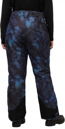 Ulla Popken Functional Ski Trousers Waterproof Velcro Closure Navy - Jeans & Pantaloni Donna Taglie Comode – Plus Size - 