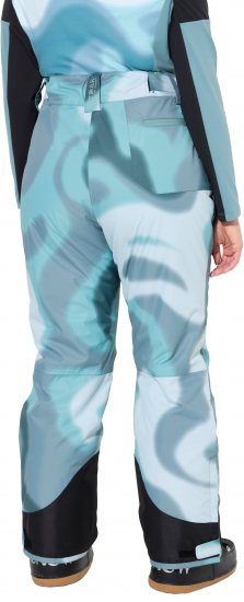 Ulla Popken Hyprar Ski Pants Waterproof Velcro Closure Shaped Knees Ice Green - Jeans & Pantaloni Donna Taglie Comode – Plus Size - 