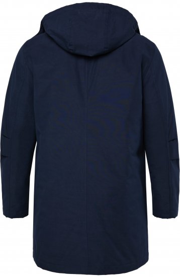 Boston Park 844403 Parka with Hood Navy - Giubbotti - Giubbotti Uomo Taglie Forti
