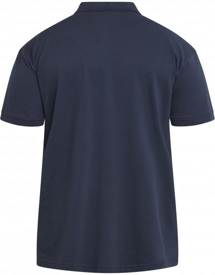 North Latitude 61129 Polo Piqué con Ricamo sul Petto Blu Marino - Polo - Polo Uomo Taglie Forti