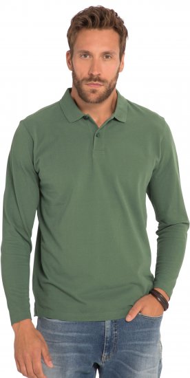 JP1880 Polo Shirt Long Sleeve Pique Cactus - Polo - Polo Uomo Taglie Forti