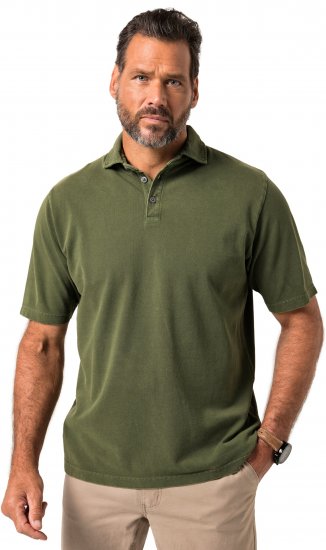 JP1880 Polo Shirt Short Sleeve Pique Vintage Green - Polo - Polo Uomo Taglie Forti